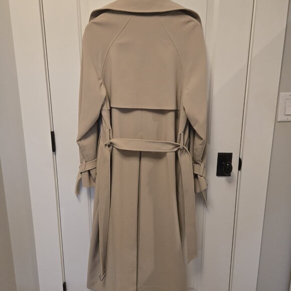 Oak + Fort Beige Oversized Trench Coat | OW-10088-W-Beige-XS | XS / TP - Picture 3 of 6
